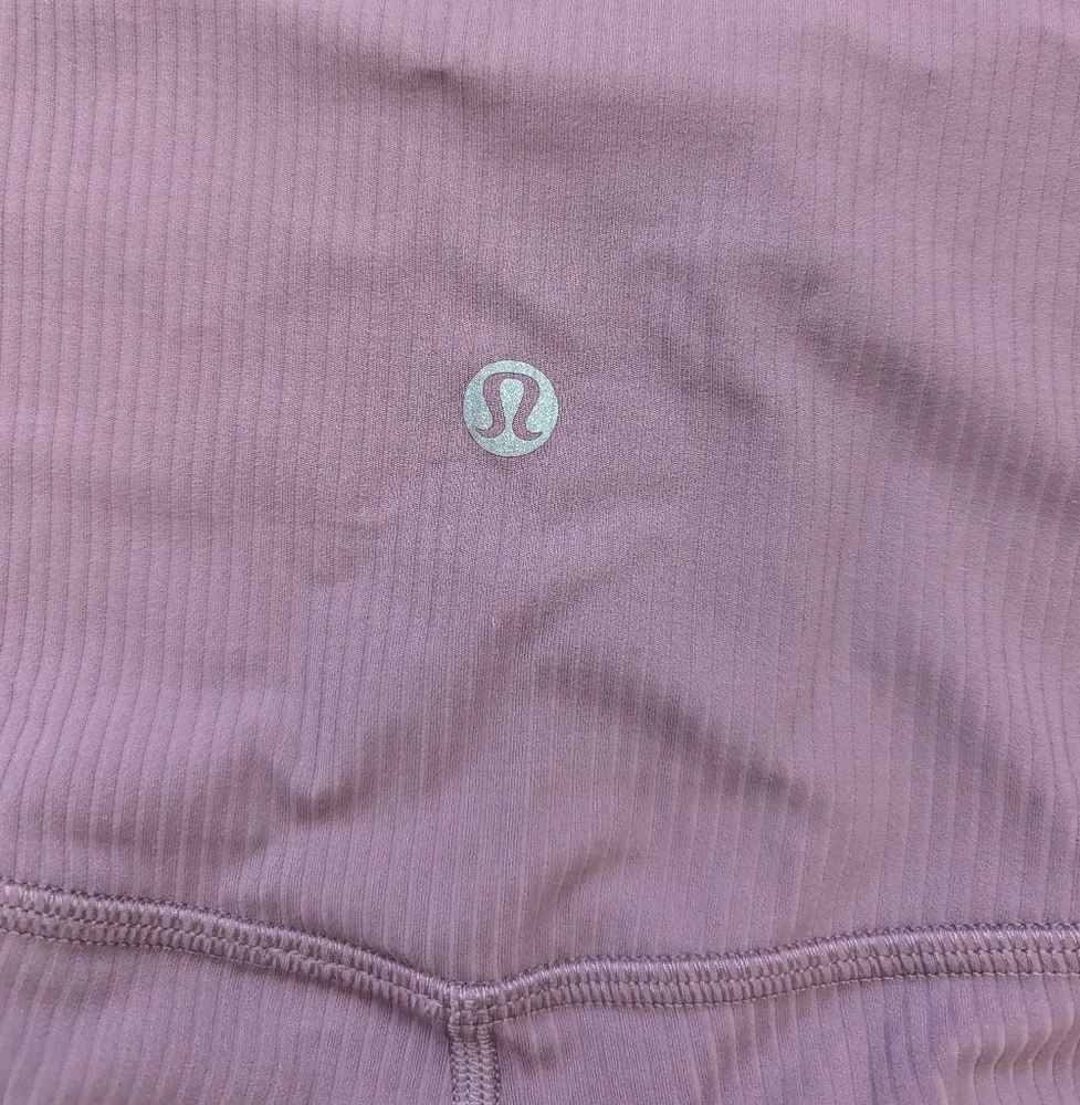 Lululemon Align Ribbed Legging Purple Ash Size 10 - Picture 11 of 12